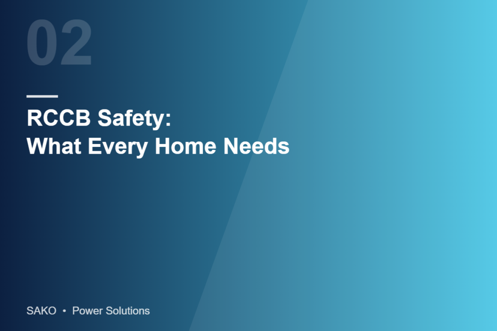RCCB Safety: What Every Home Needs - Sako placeholder image