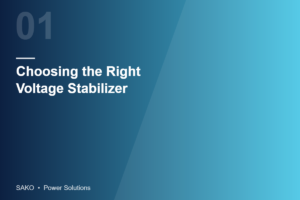 Choosing the Right Voltage Stabilizer - Sako placeholder image